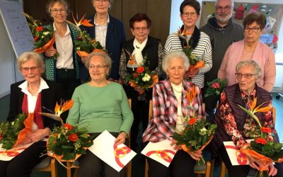 Ehrungen auf der Hauptversammlung der Kfd in Nordkirchen