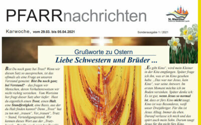 Anregungen zum neuen Oster-Pfarrnachrichten