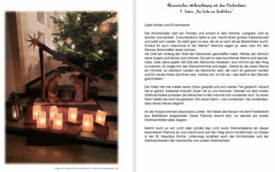 Ein ökumenischer Weihnachtsweg mit dem Kirchenkater