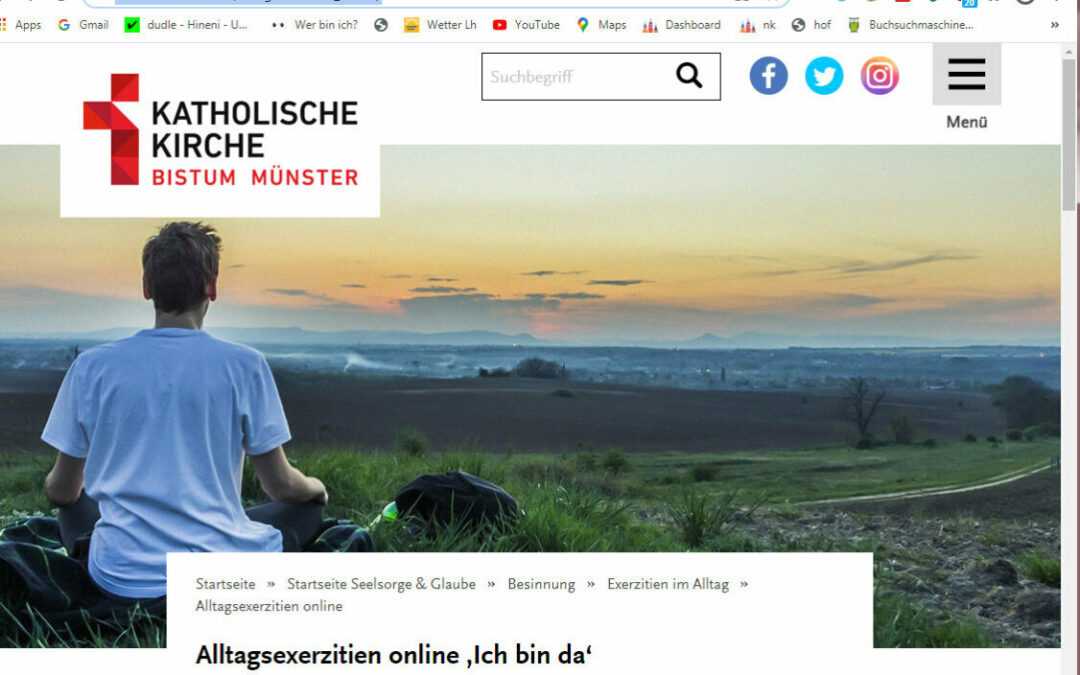 ICH BIN DA – Alltagsexerzitien online