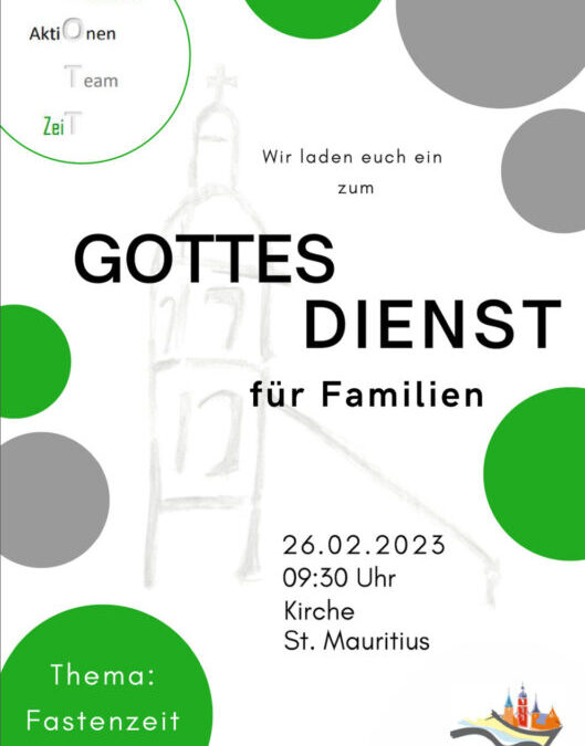 Gottesdienst für Familien