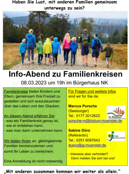 Info-Abend Familienkreise