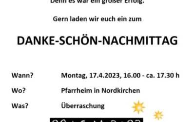 Danke Aktion Sternsinger