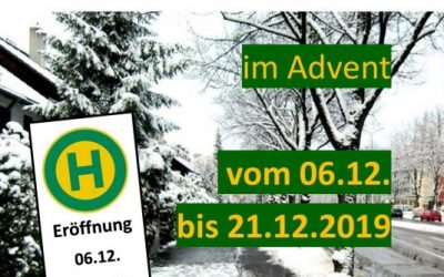 Haltestelle im Advent