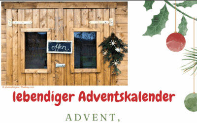 Adventsfenster in unserer Kirchengemeinde