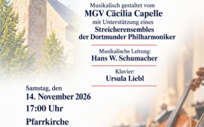 Abendmesse zum Cäcilienfest in Capelle