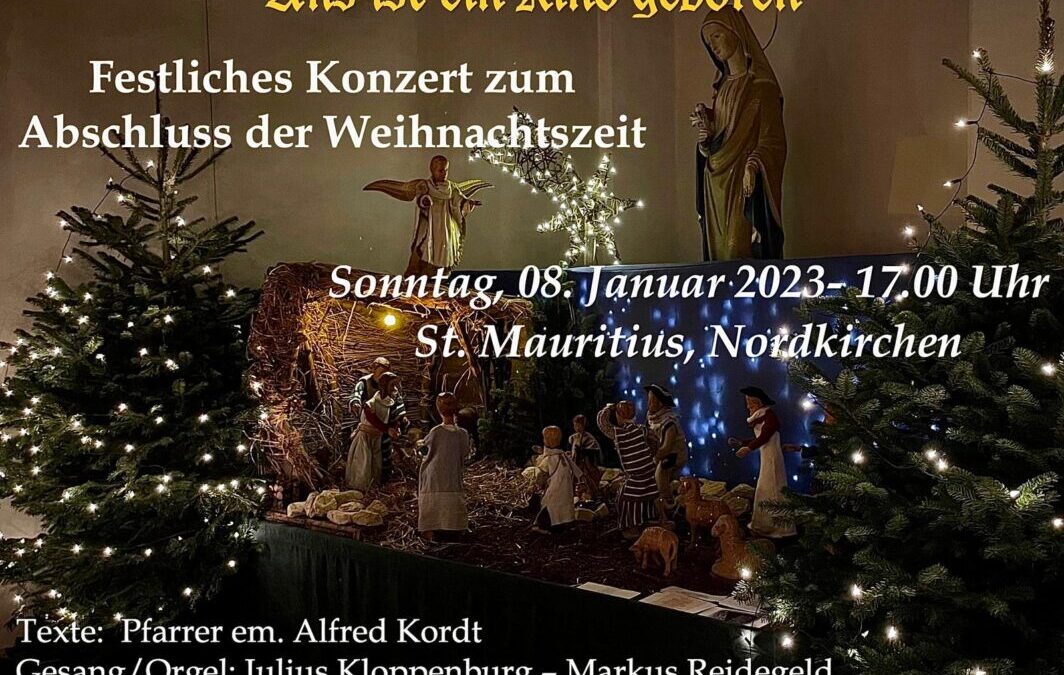 Konzert zum Abschluss der Weihnachtszeit